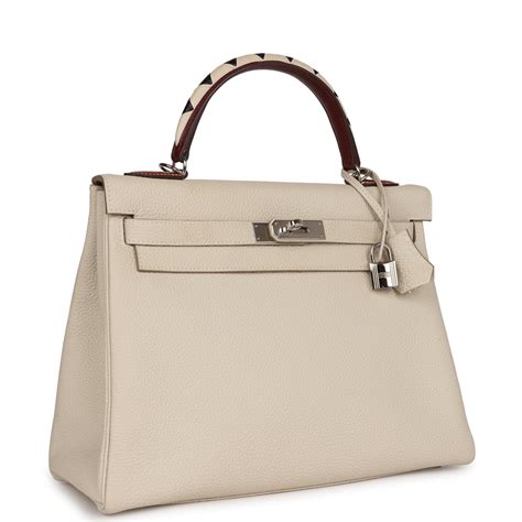 hermes kelly craie gallop|HERMES Togo Au Galop Kelly Retourne 32 Craie .